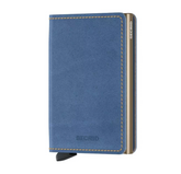 Secrid Slimwallet Indigo 3 Sand mit Gravur - SIn-3-Sand